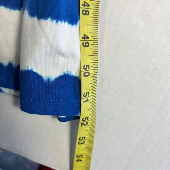 Lauren Ralph Lauren Maxi Tank Dress Tie Dye Sleeveless Beachy Resortwear XL NEW - Picture 6 of 13